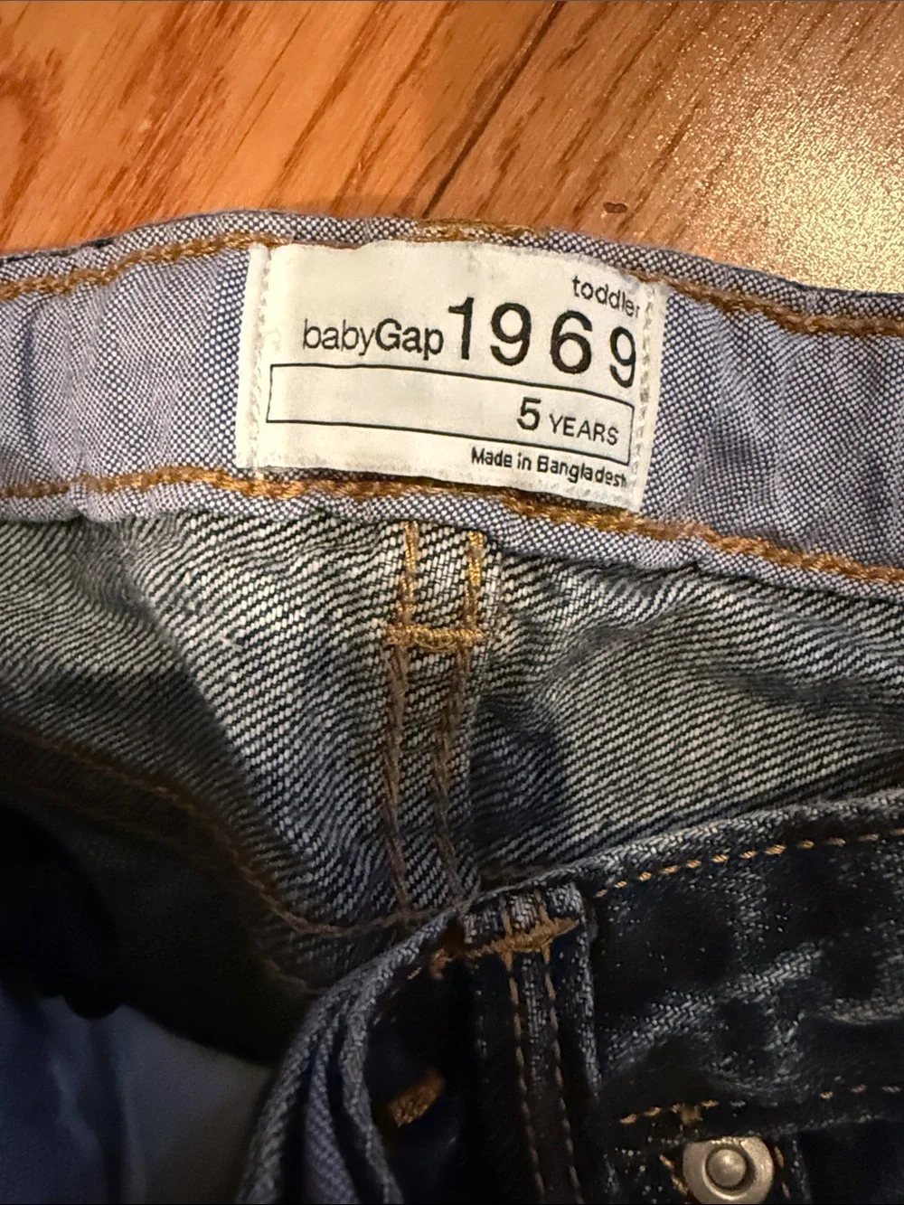 GAP Girls Dark Blue Straight-Leg Jeans